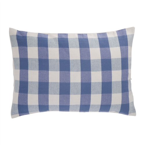 Funda para almohadón de algodón texturizado 70x50 cm