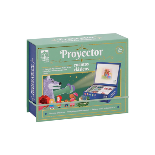 Proyector de cuentos con cuentos clásicos