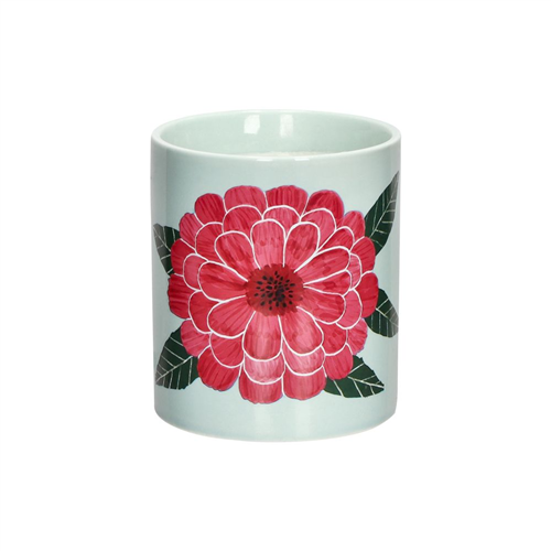 Vela aromática frutos rojos con envase de cerámica