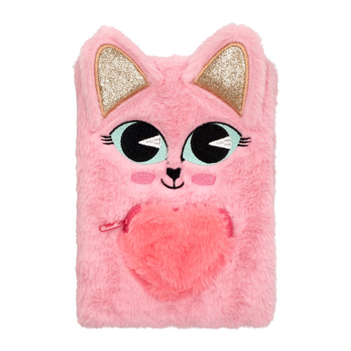 Libreta de peluche con bolsillo A5