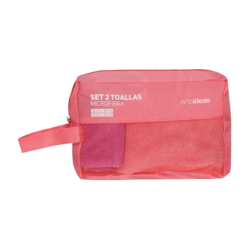 Set 2 toallas escolares microfibra