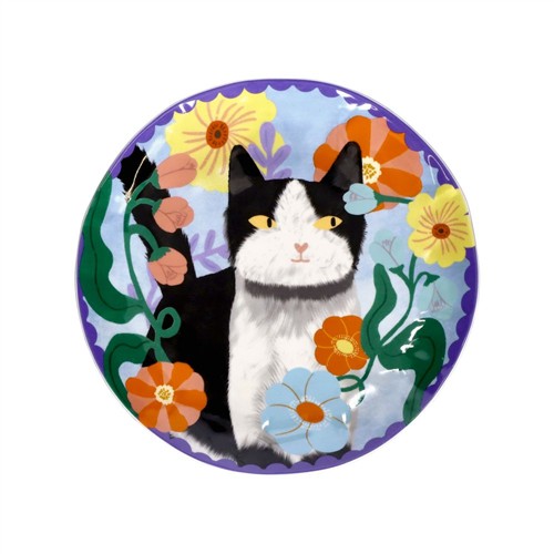 Plato redondo con diseño 20.8 cm