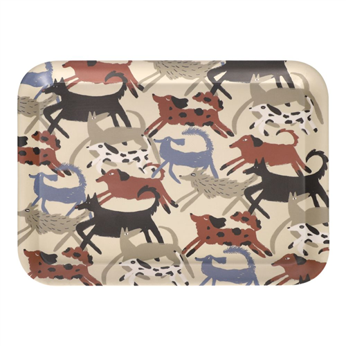 Bandeja de melamina con diseño 41x30.5 cm