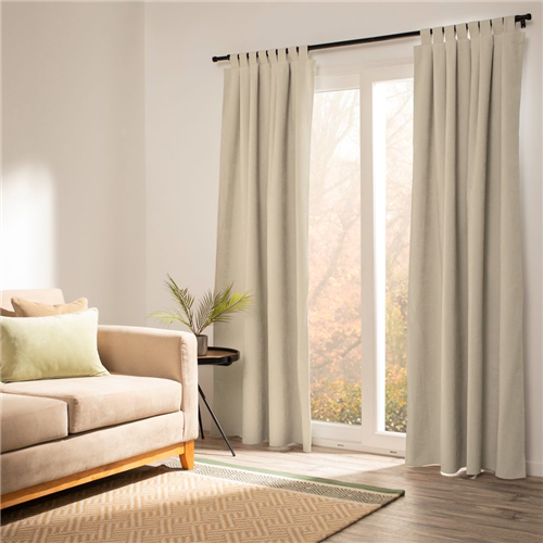 Cortina blackout chenille presillas 140x240 cm