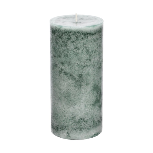 Vela Pilar Color Té Verde 7X15 cm