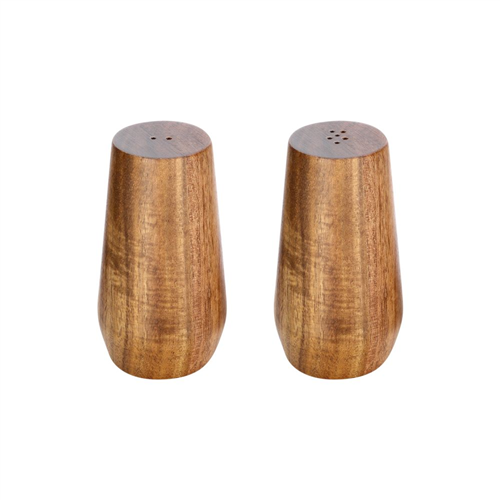 Salero y pimentero de madera de acacia