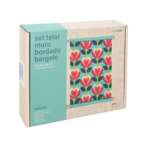 Set para hacer telar bordado 23x29