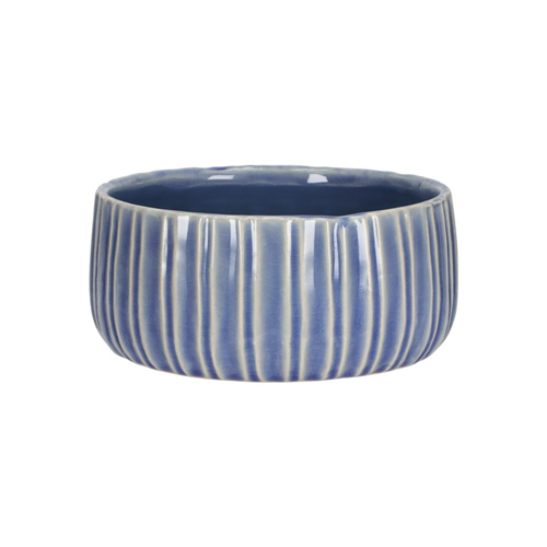 Maceta de cerámica con textura 15.7x7 cm