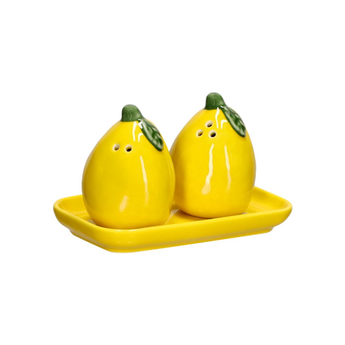 Set de salero y pimentero de cerámica