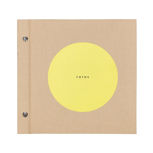 Álbum de fotos con tapa de tela y páginas adhesivas 35 hojas