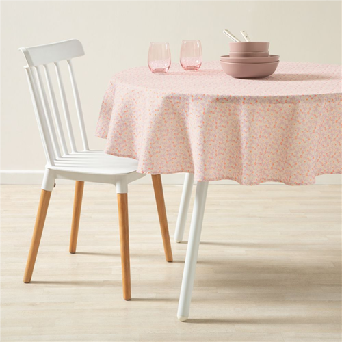 Mantel texturado con estampado diámetro 150 cm