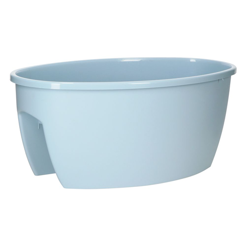 Jardinera plástica para balcón 59x36x25 cm