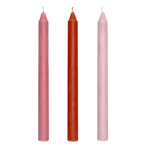 Set de 3 velas dinner aroma toronja