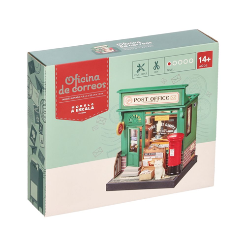 Modelo armable a escala “Oficina de correos”