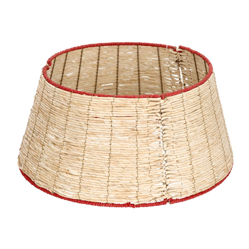 Base para árbol de navidad de fibra natural 44x28 cm