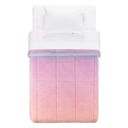 Edredón multicolor con borreguita Individual