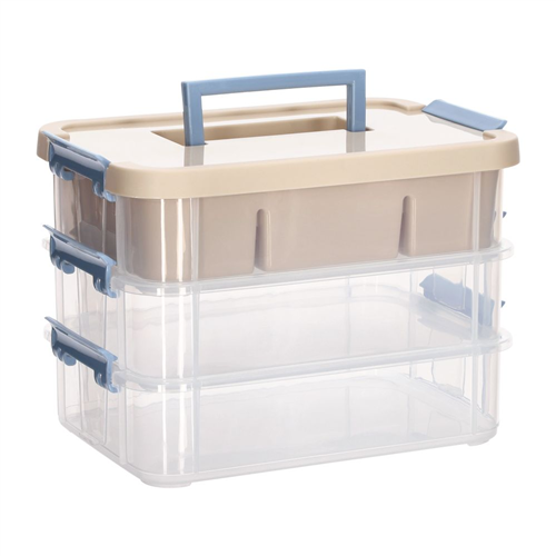 Caja multifuncional de plástico 27.5x18x19.5 cm