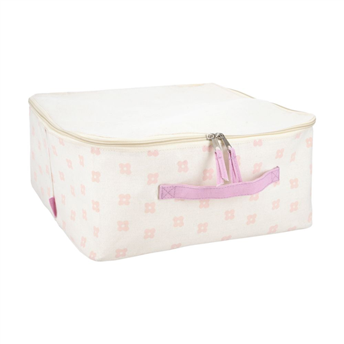 Organizador de tela con cierre 35x35x16 cm