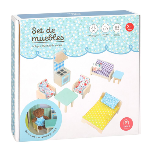 Set de muebles para muñeca Textilá