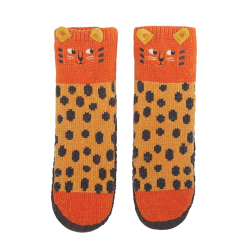 Calcetas tejidas cordero infantil con suela 20.5 cm