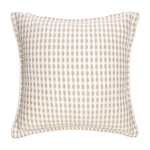 Funda de cojín algodón hilado 45x45 cm