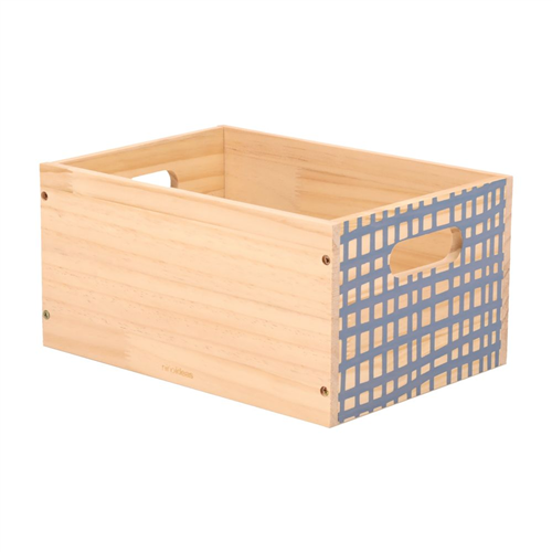 Caja Madera Estampada 20x28x14 cm