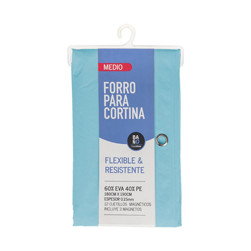 Forro Cortina Baño plástico con Textura