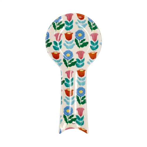 Posa cucharas de cerámica 10x1.8x22 cm