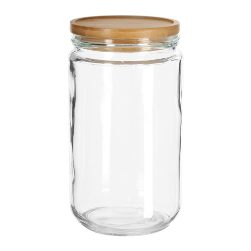 Frasco con tapa de bambú 1500 ml