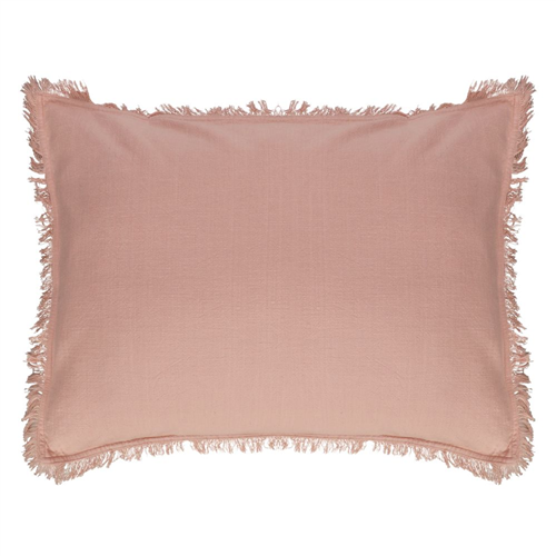 Funda de cojín algodón lino 70x50 cm