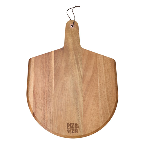Tabla de madera de acacia para pizza 38x1.5 cm