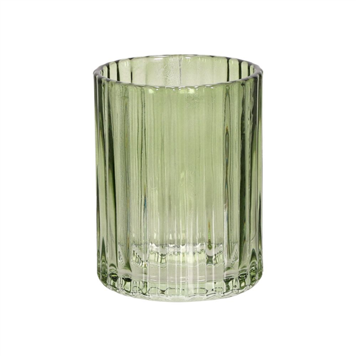 Vaso para baño de vidrio 10x7.5 cm