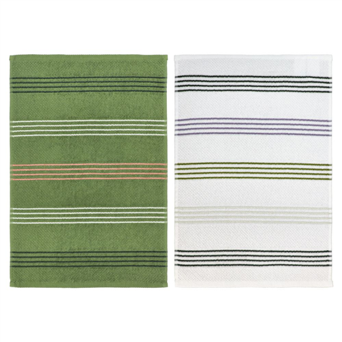 Set de 2 paños cocina terry 40x60 cm