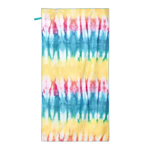 Toalla de microfibra con diseño tie-dye 75x150 cm
