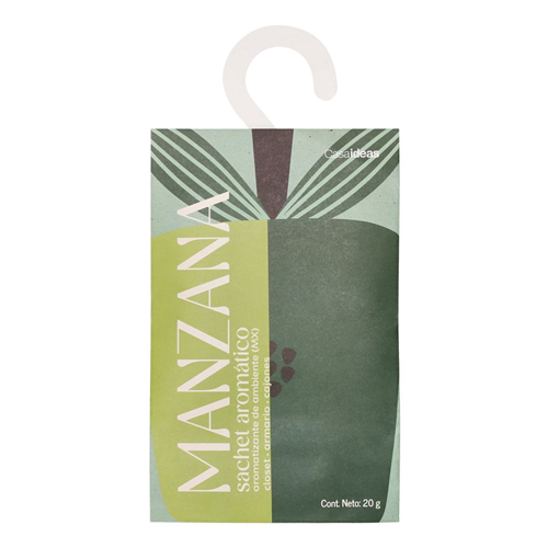 Sachet aromático manzana verde 11x17 cm
