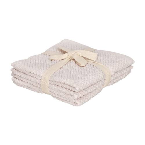 Set 3 toallas de cara 30x30 cm