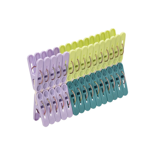 Set 30 pinzas de plástico para ropa
