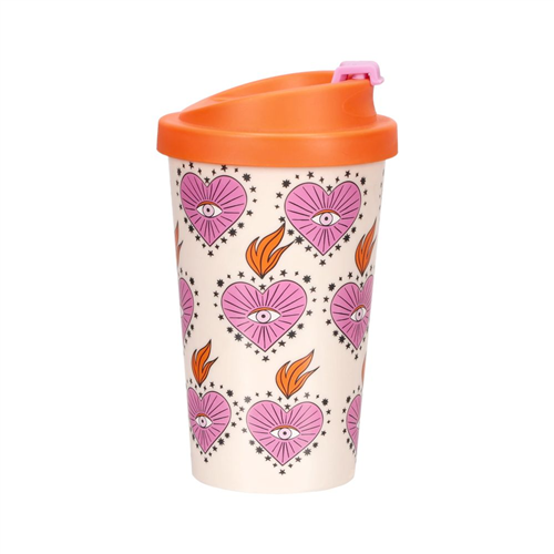 Vaso térmico plástico con diseño 400 ml