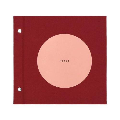 Álbum de fotos con tapa de tela y páginas adhesivas 35 hojas