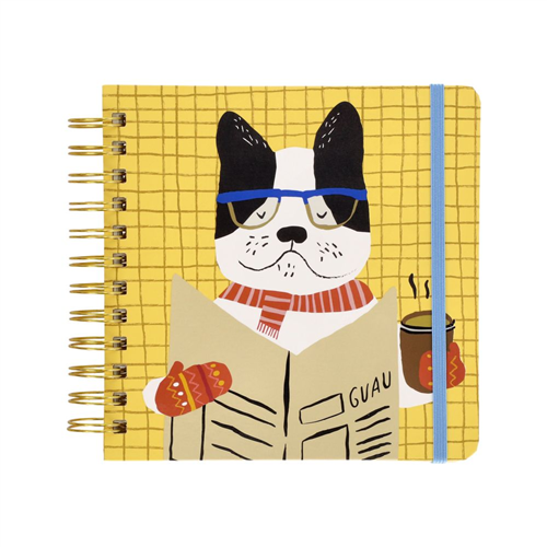 Cuaderno 160 hojas con líneas y cuadros 17x3.5x17 cm