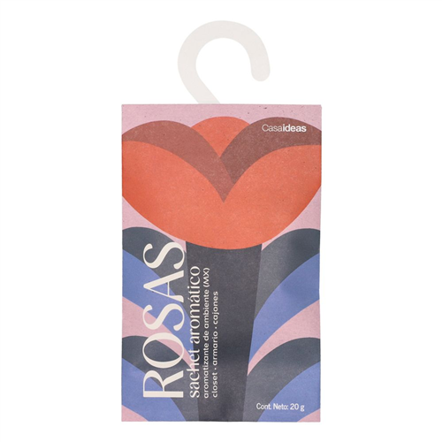 Sachet aromático rosas 11x17 cm