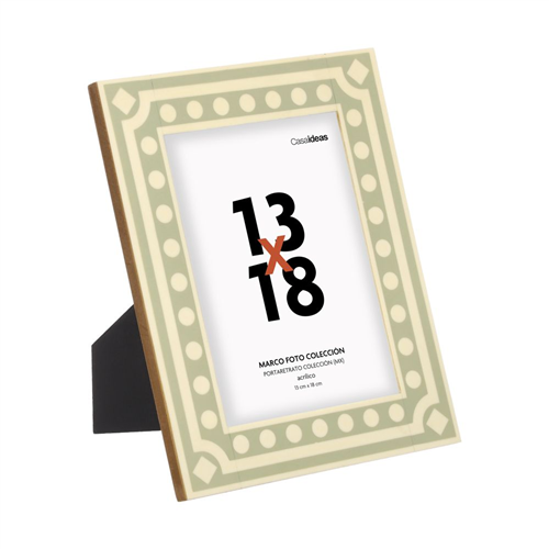 Marco de foto acrilico con diseño 13x18 cm