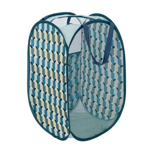 Canasto de ropa de malla 36x36x58 cm