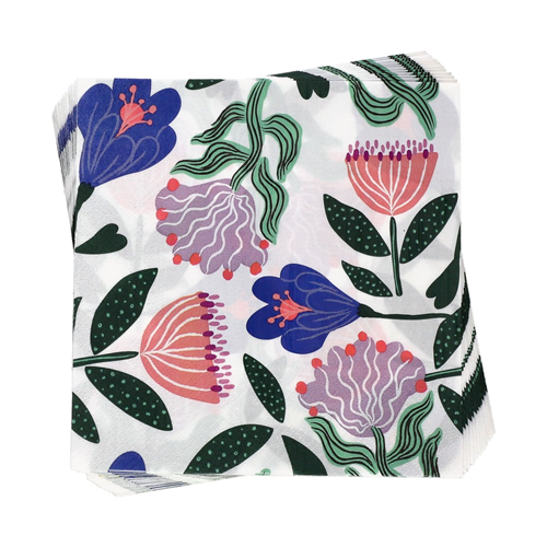 Set de 24 servilletas de papel 16.5x16.5 cm