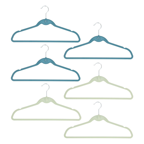 Set 6 Ganchos básicos 44,5x3x24 cm