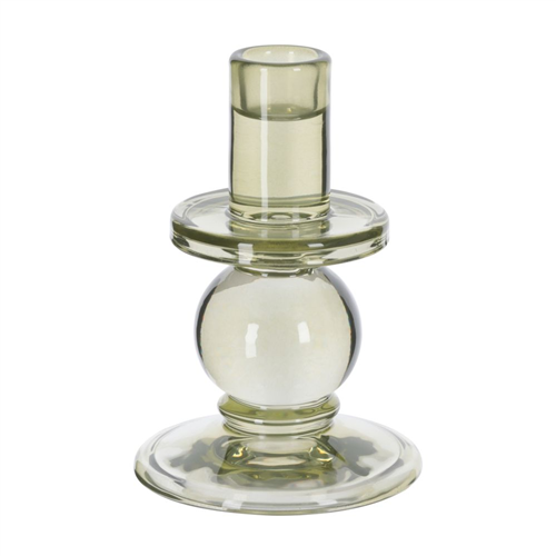 Candelabro perfil de vidrio 9x13.3 cm