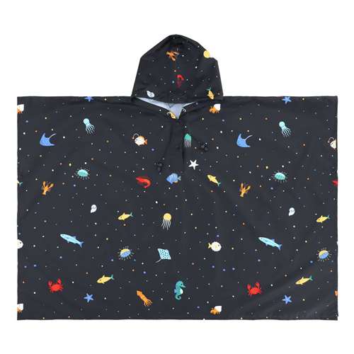 Impermeable infantil tipo poncho talla 6-9