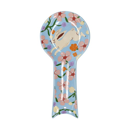 Posa cucharas de cerámica 10x1.8x22 cm