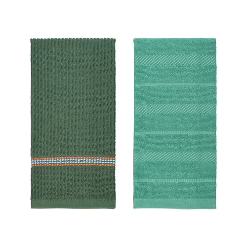 Set 2 paños de cocina terry 40x60 cm