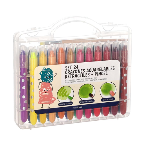 Set 24 crayones acuarelables